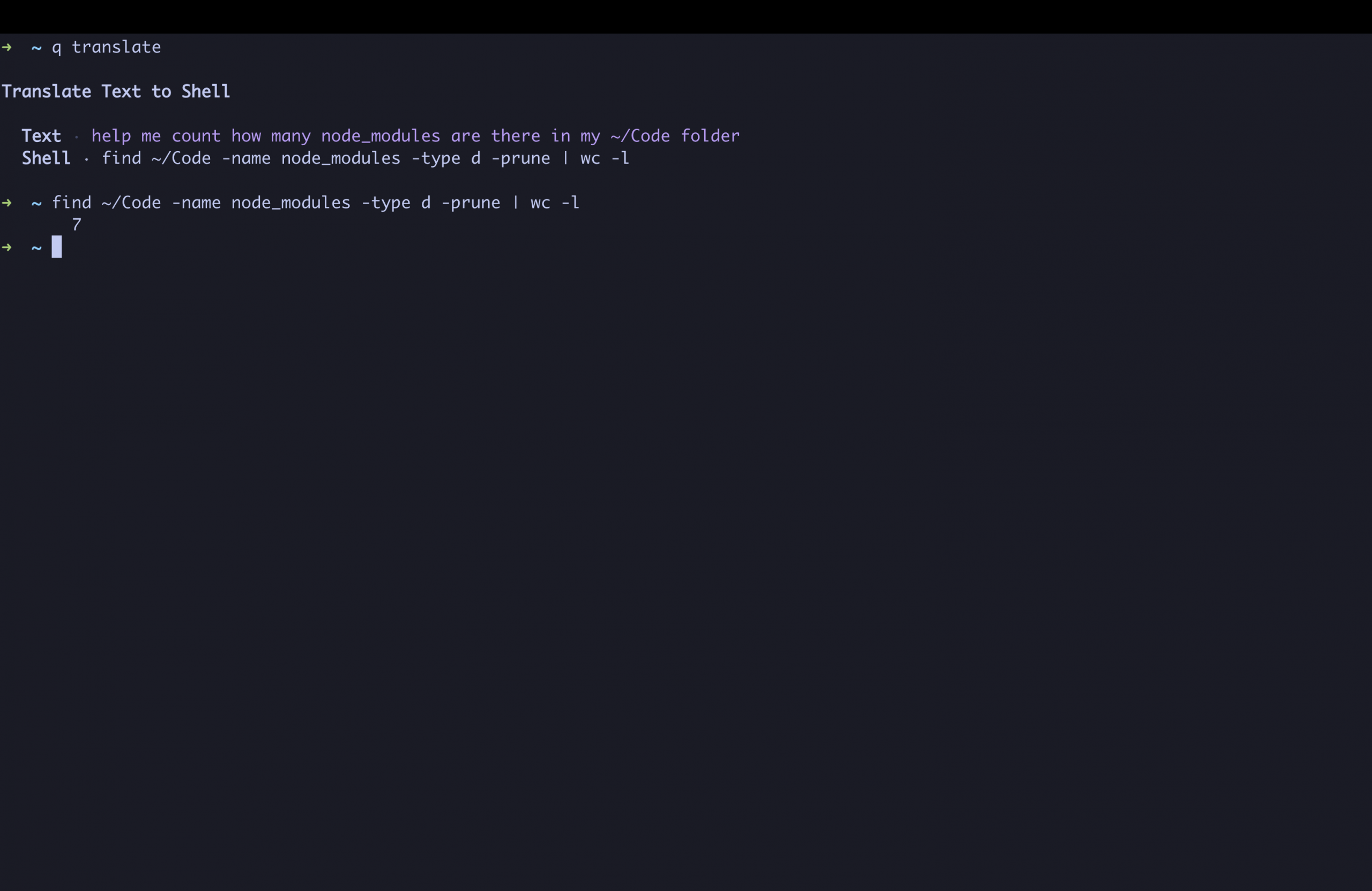 Q Translate Demo